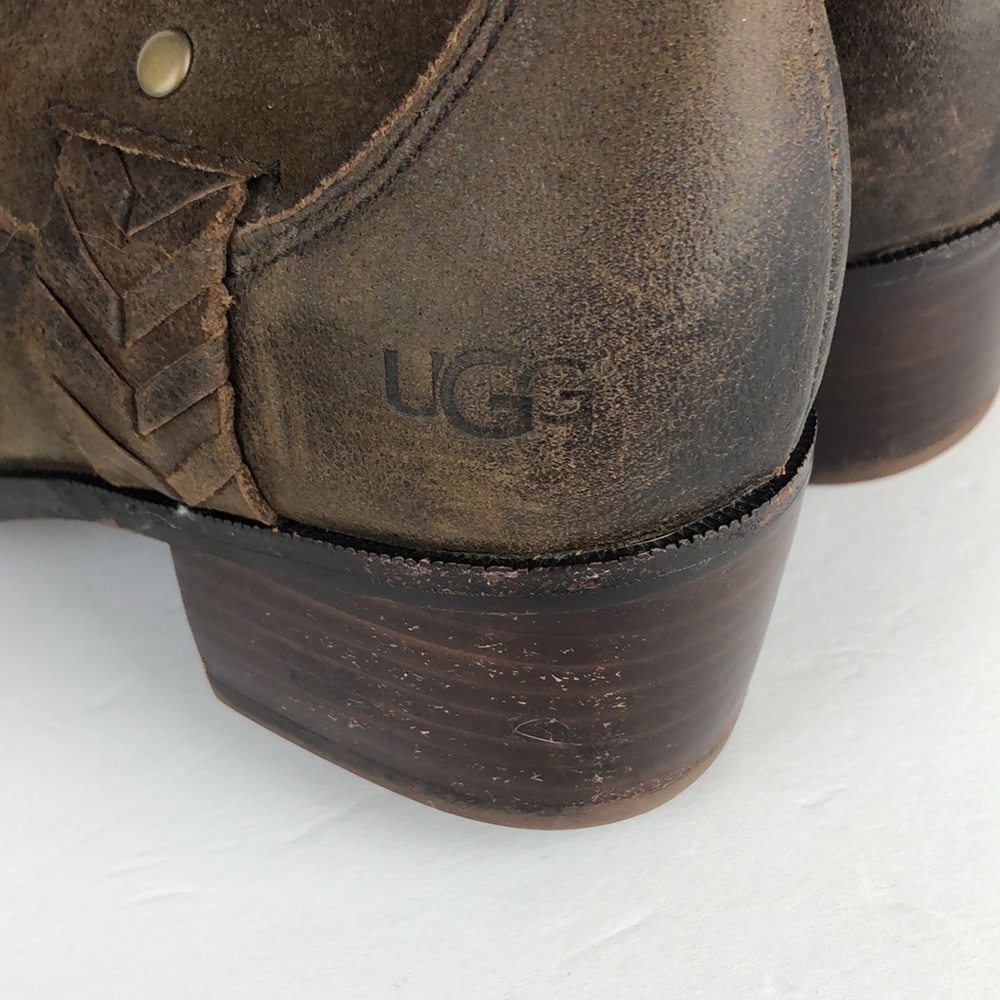 Ugg Jaspan Mid Calf Brown Boots - Picture 8 of 15